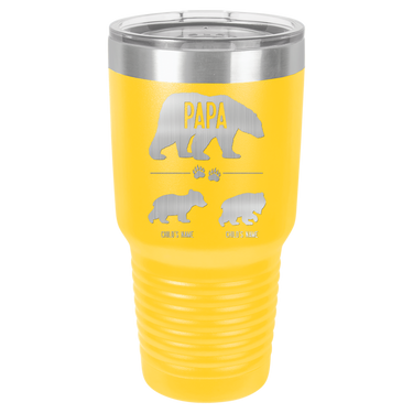 Papa Bear Tumbler Cup
